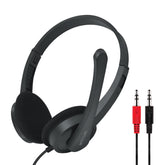 HS240 On-Ear Wired Stereo Headset with Flex Mic Dual 3.5mm Aux